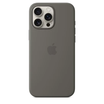 Чехол Silicone Case с MagSafe для iPhone 16 Pro Max, силикон, "Stone Gray"
