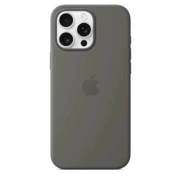 Чехол Silicone Case с MagSafe для iPhone 16 Pro Max, силикон, "Stone Gray"