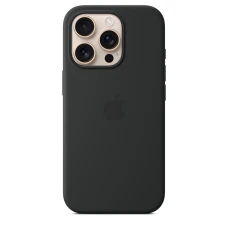 Чехол Silicone Case с MagSafe для iPhone 16 Pro, силикон, "Black"