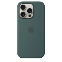 Чехол Silicone Case с MagSafe для iPhone 16 Pro, силикон, "Lake Green"