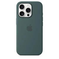 Чехол Silicone Case с MagSafe для iPhone 16 Pro, силикон, "Lake Green"