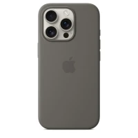 Чехол Silicone Case с MagSafe для iPhone 16 Pro, силикон, "Stone Gray"