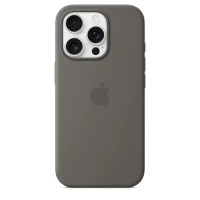 Чехол Silicone Case с MagSafe для iPhone 16 Pro, силикон, "Stone Gray"