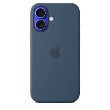 Чехол Silicone Case с MagSafe для iPhone 16, силикон, "Denim"