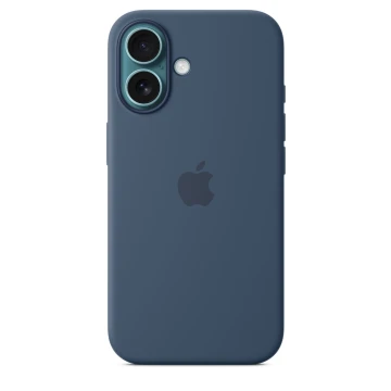 Чехол Silicone Case с MagSafe для iPhone 16, силикон, "Denim"