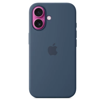 Чехол Silicone Case с MagSafe для iPhone 16, силикон, "Denim"