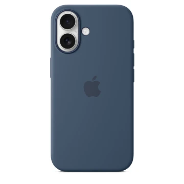 Чехол Silicone Case с MagSafe для iPhone 16, силикон, "Denim"