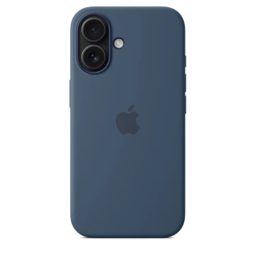 Чехол Silicone Case с MagSafe для iPhone 16, силикон, "Denim"