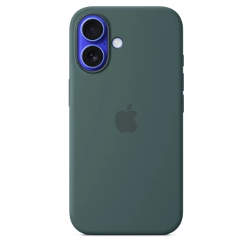 Чехол Silicone Case с MagSafe для iPhone 16, силикон, "Lake Green"