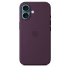 Чехол Silicone Case с MagSafe для iPhone 16, силикон, "Plum"