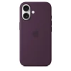 Чехол Silicone Case с MagSafe для iPhone 16, силикон, "Plum"