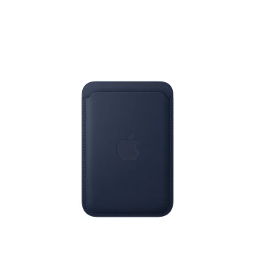 Кожаный кошелёк FineWoven с MagSafe для iPhone 16 Pro Max, тёмно-синий