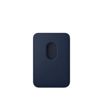 Кожаный кошелёк FineWoven с MagSafe для iPhone 16 Pro Max, тёмно-синий