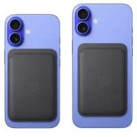 Кожаный кошелёк FineWoven с MagSafe для iPhone 16 Pro, зелёный лес