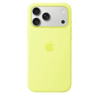 Чехол Silicone Case с MagSafe для iPhone 17 Pro Max, "Neon Yellow"