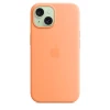 Чехол Silicone Case для iPhone 15 Plus, силикон, "Orange Sorbet"