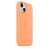 Чехол Silicone Case для iPhone 15 Plus, силикон, "Orange Sorbet"