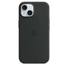 Чехол Silicone Case для iPhone 15 Plus, силикон, "Black"