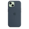 Чехол Silicone Case для iPhone 15 Plus, силикон, "Storm Blue"
