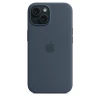 Чехол Silicone Case для iPhone 15 Plus, силикон, "Storm Blue"