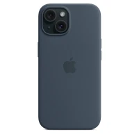 Чехол Silicone Case для iPhone 15 Plus, силикон, "Storm Blue"