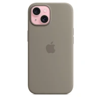 Чехол Silicone Case для iPhone 15, силикон, "Clay"