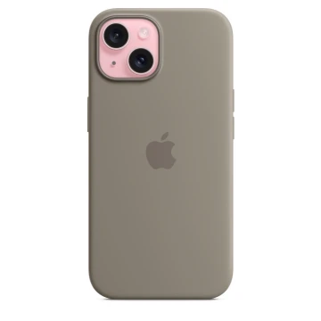 Чехол Silicone Case для iPhone 15, силикон, "Clay"