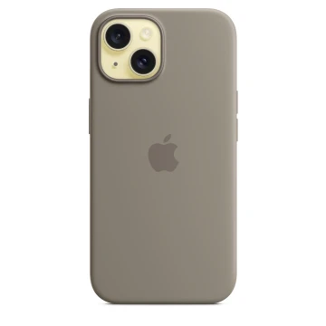 Чехол Silicone Case для iPhone 15, силикон, "Clay"