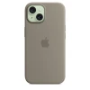 Чехол Silicone Case для iPhone 15, силикон, "Clay"