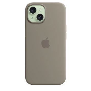 Чехол Silicone Case для iPhone 15, силикон, "Clay"