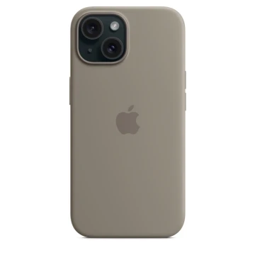 Чехол Silicone Case для iPhone 15, силикон, "Clay"