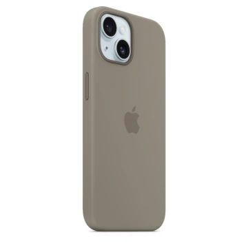 Чехол Silicone Case для iPhone 15, силикон, "Clay"