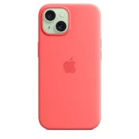 Чехол Silicone Case для iPhone 15 Plus, силикон, "Guava"