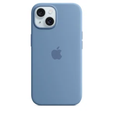 Чехол Silicone Case для iPhone 15 Plus, силикон, "Winter Blue"