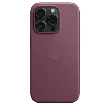 Накладка Apple FineWoven Case с MagSafe для iPhone 15 Pro, бордовый