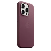 Накладка Apple FineWoven Case с MagSafe для iPhone 15 Pro, бордовый