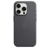 Накладка Apple FineWoven Case с MagSafe для iPhone 15 Pro, чёрный