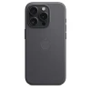 Накладка Apple FineWoven Case с MagSafe для iPhone 15 Pro, чёрный