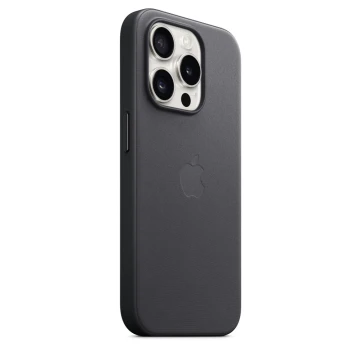 Накладка Apple FineWoven Case с MagSafe для iPhone 15 Pro, чёрный
