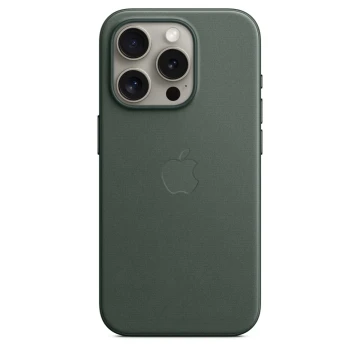 Накладка Apple FineWoven Case с MagSafe для iPhone 15 Pro, зелёный