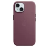 Накладка Apple FineWoven Case с MagSafe для iPhone 15 Plus, бордовый