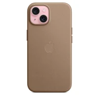 Накладка Apple FineWoven Case с MagSafe для iPhone 15 Plus, коричневый