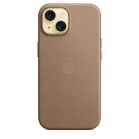 Накладка Apple FineWoven Case с MagSafe для iPhone 15 Plus, коричневый