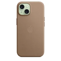 Накладка Apple FineWoven Case с MagSafe для iPhone 15 Plus, коричневый