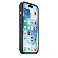 Накладка Apple FineWoven Case с MagSafe для iPhone 15, синий MT3G3 