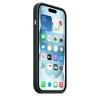 Накладка Apple FineWoven Case с MagSafe для iPhone 15, зелёный