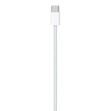 Кабель Apple USB-C Woven Charge 1 м, MQKJ3, Белый