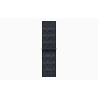 Apple Watch Series 10 42mm, Jet Black Aluminum, Case with Textile Sport Loop, Ink