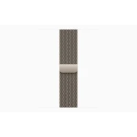 Apple Watch Series 10 46mm, Natural Titanium, Stainless Steel Milanese Loop, Natural, S/M
