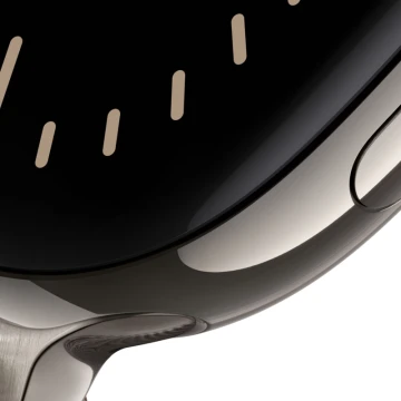 Apple Watch Series 12, 46mm, Natural Titanium Case with Natural Link Bracelet (MJQ14)